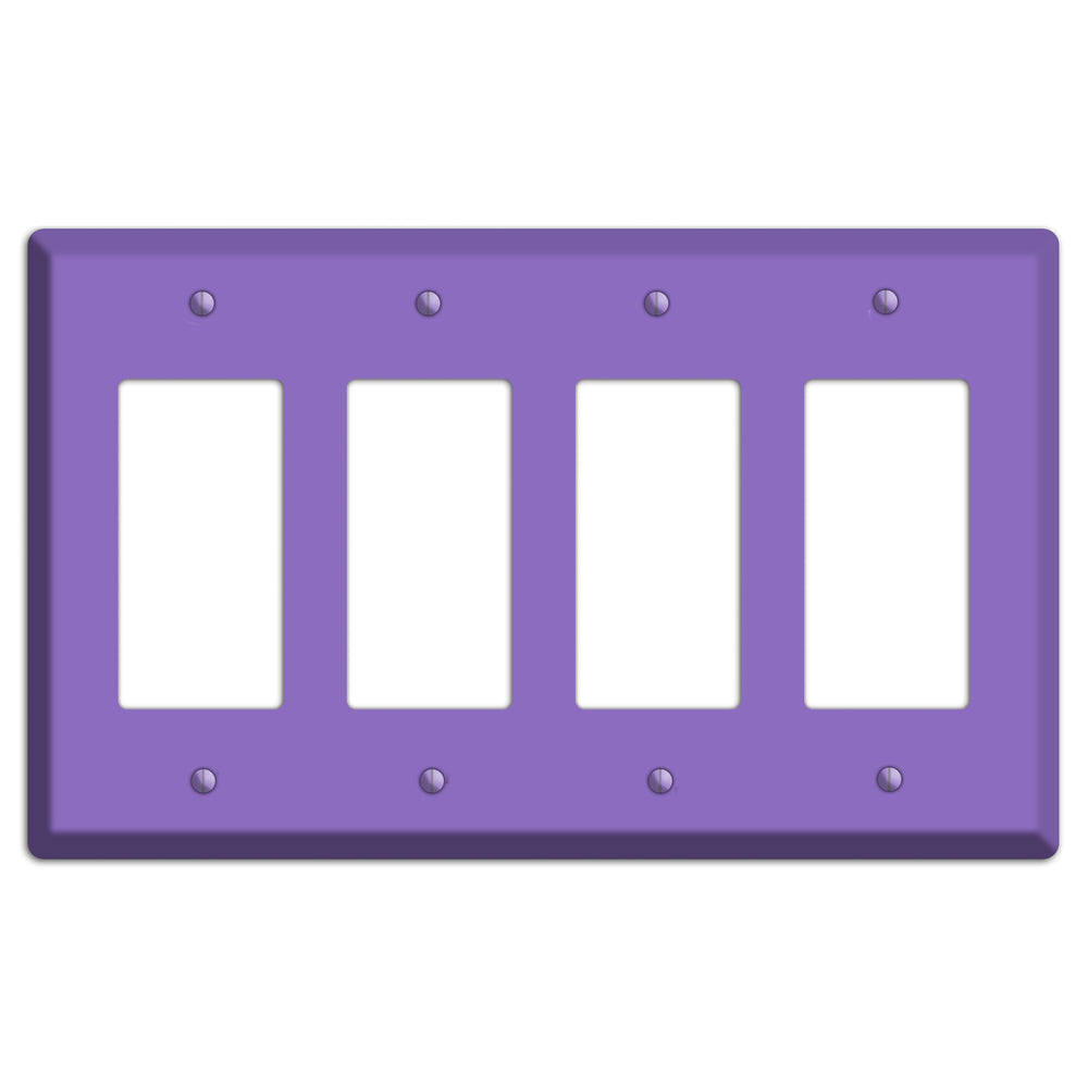 Baxter Violet Bloom 4 Rocker Wallplate