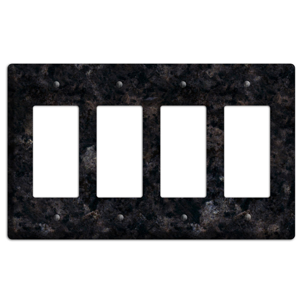 Ubatuba Granite 4 Rocker Wallplate