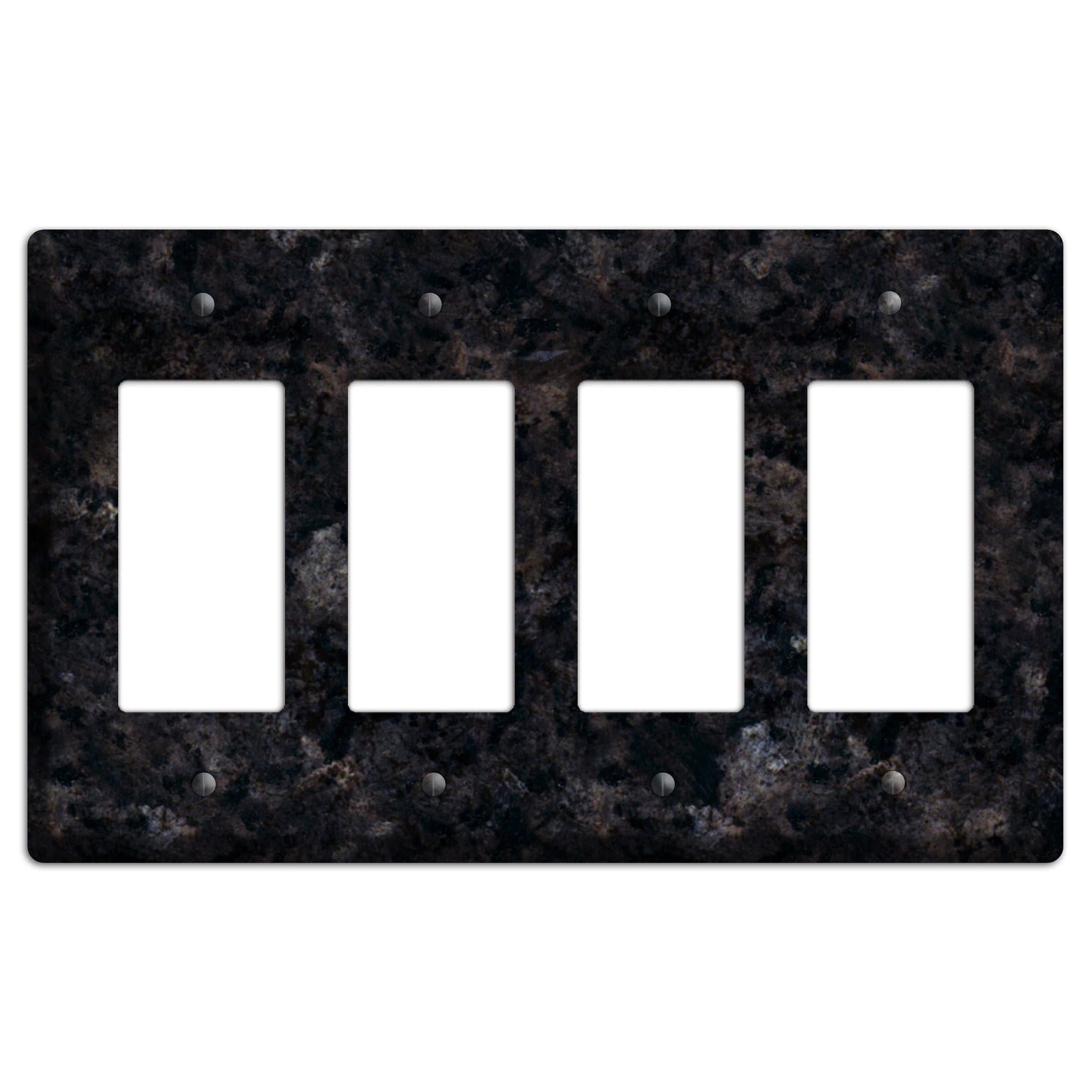 Ubatuba Granite 4 Rocker Wallplate