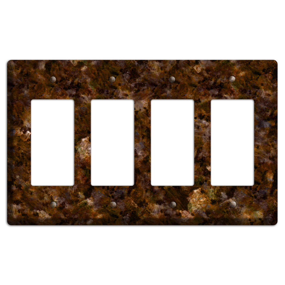 Baltic Green Granite 4 Rocker Wallplate