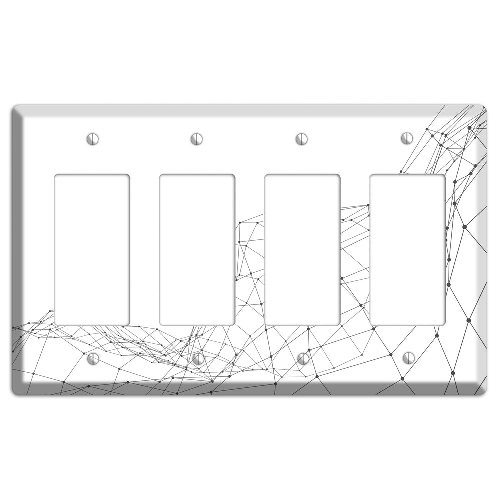 Lattice Wave Surge 4 Rocker Wallplate