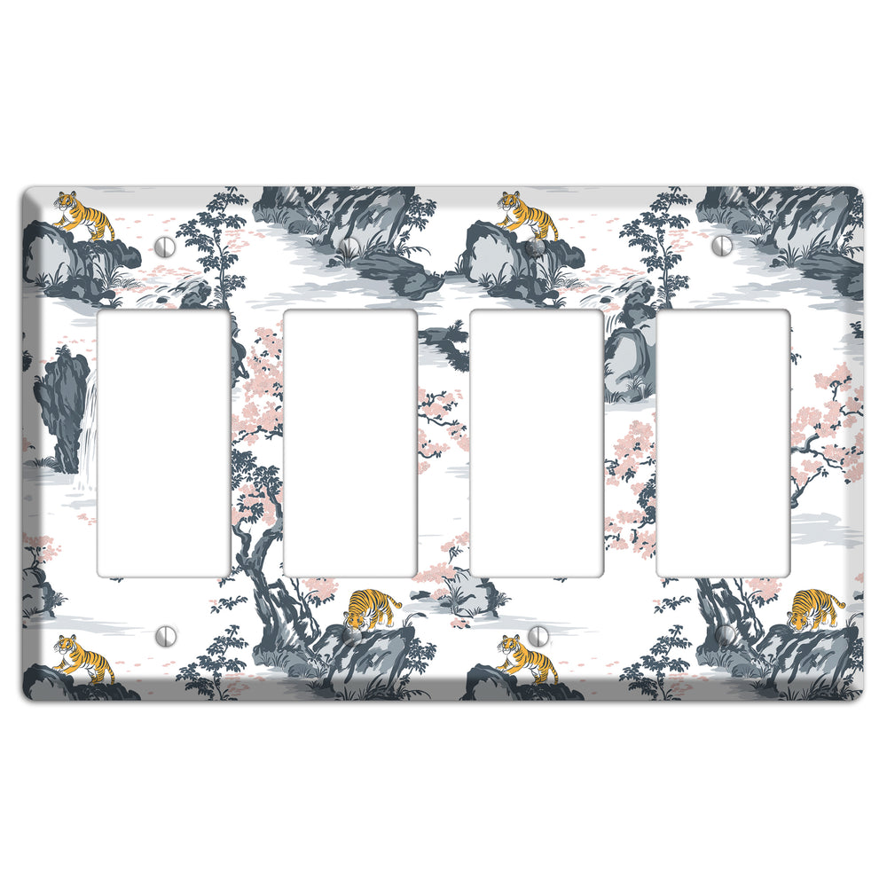 Tiger's Mountain Vigil 4 Rocker Wallplate