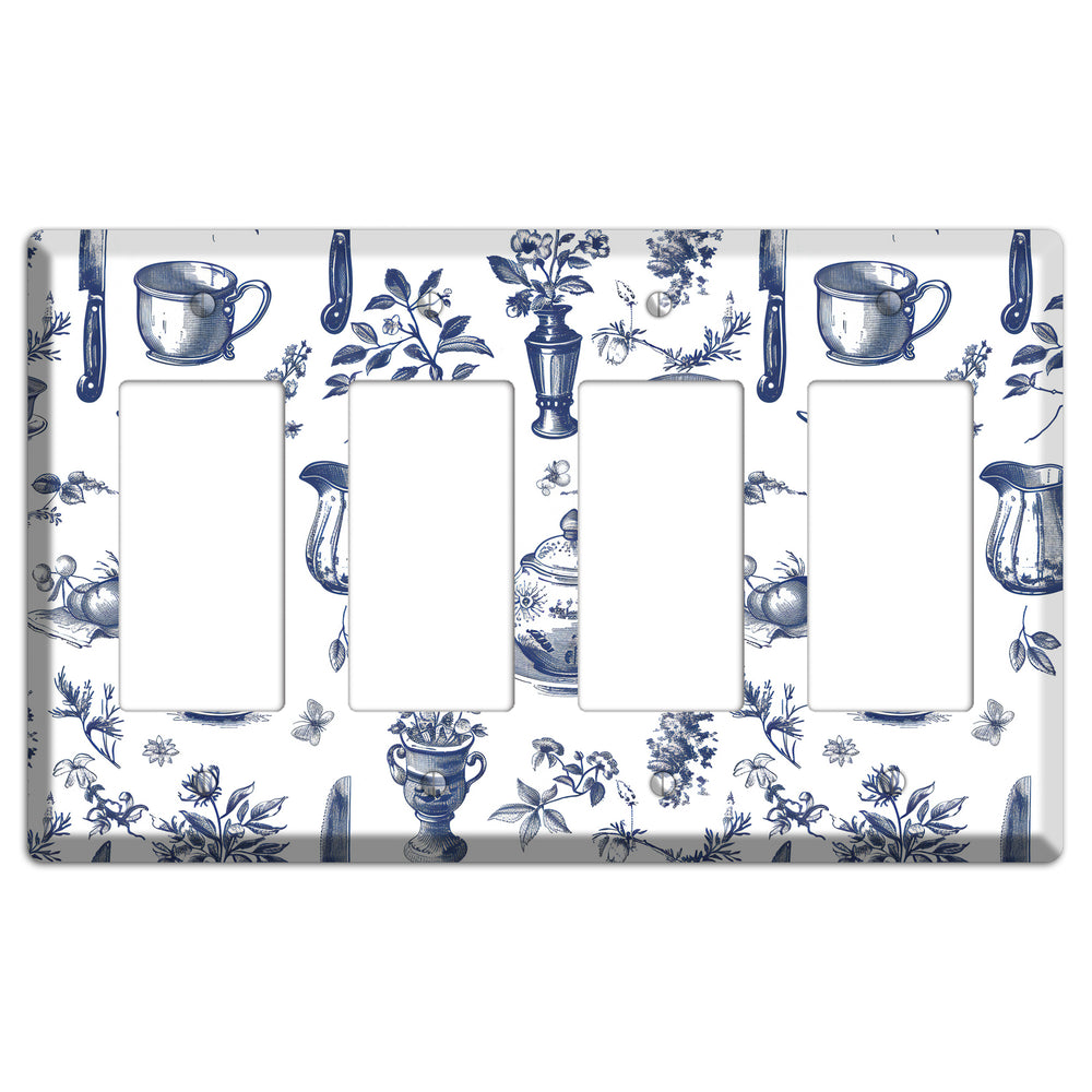 Pantry & Petals 4 Rocker Wallplate