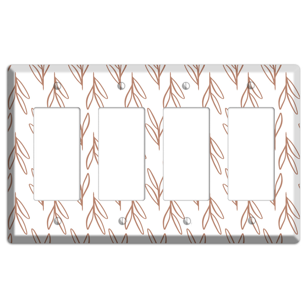 Whisper & Stem 4 Rocker Wallplate