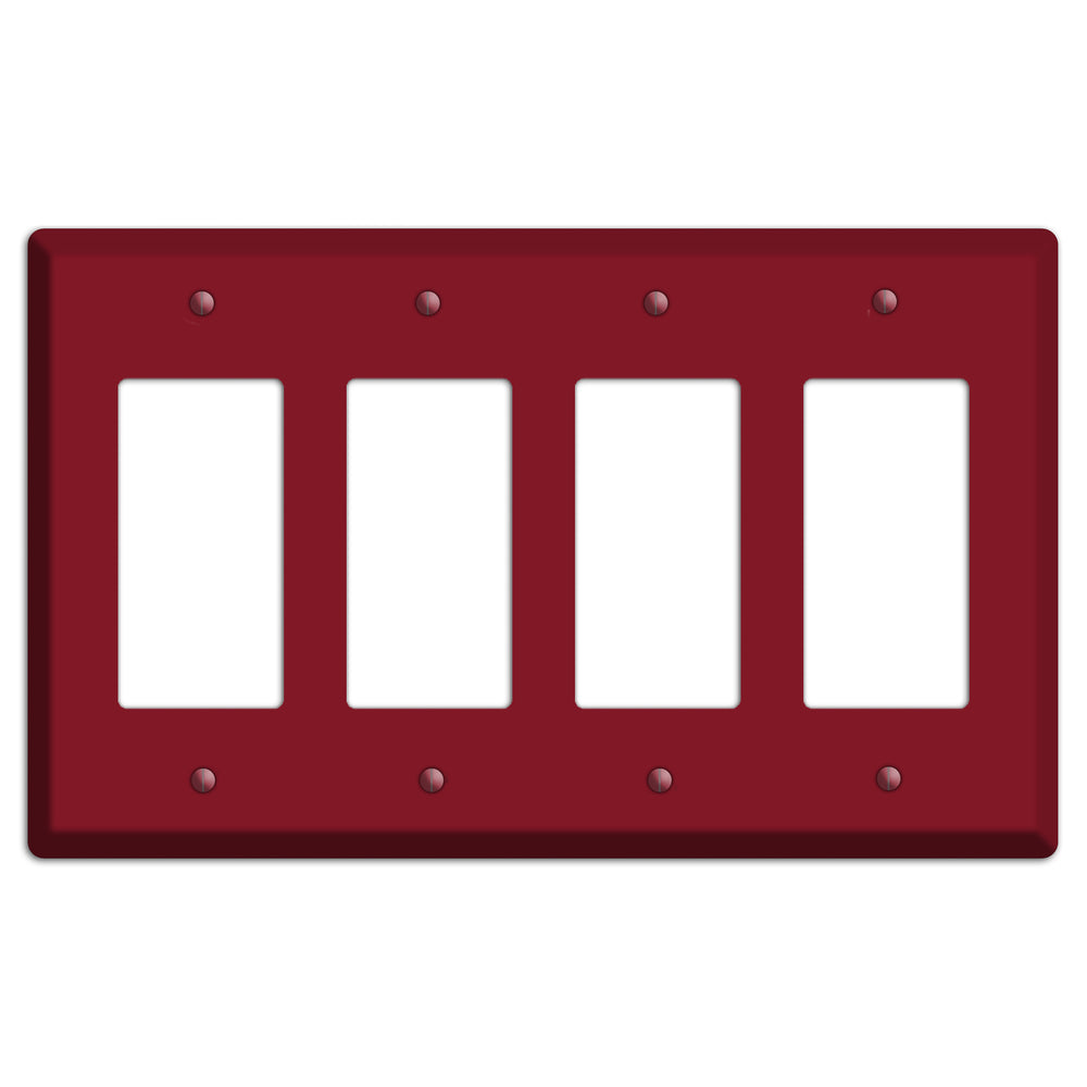 Baxter Burgundy Wine 4 Rocker Wallplate