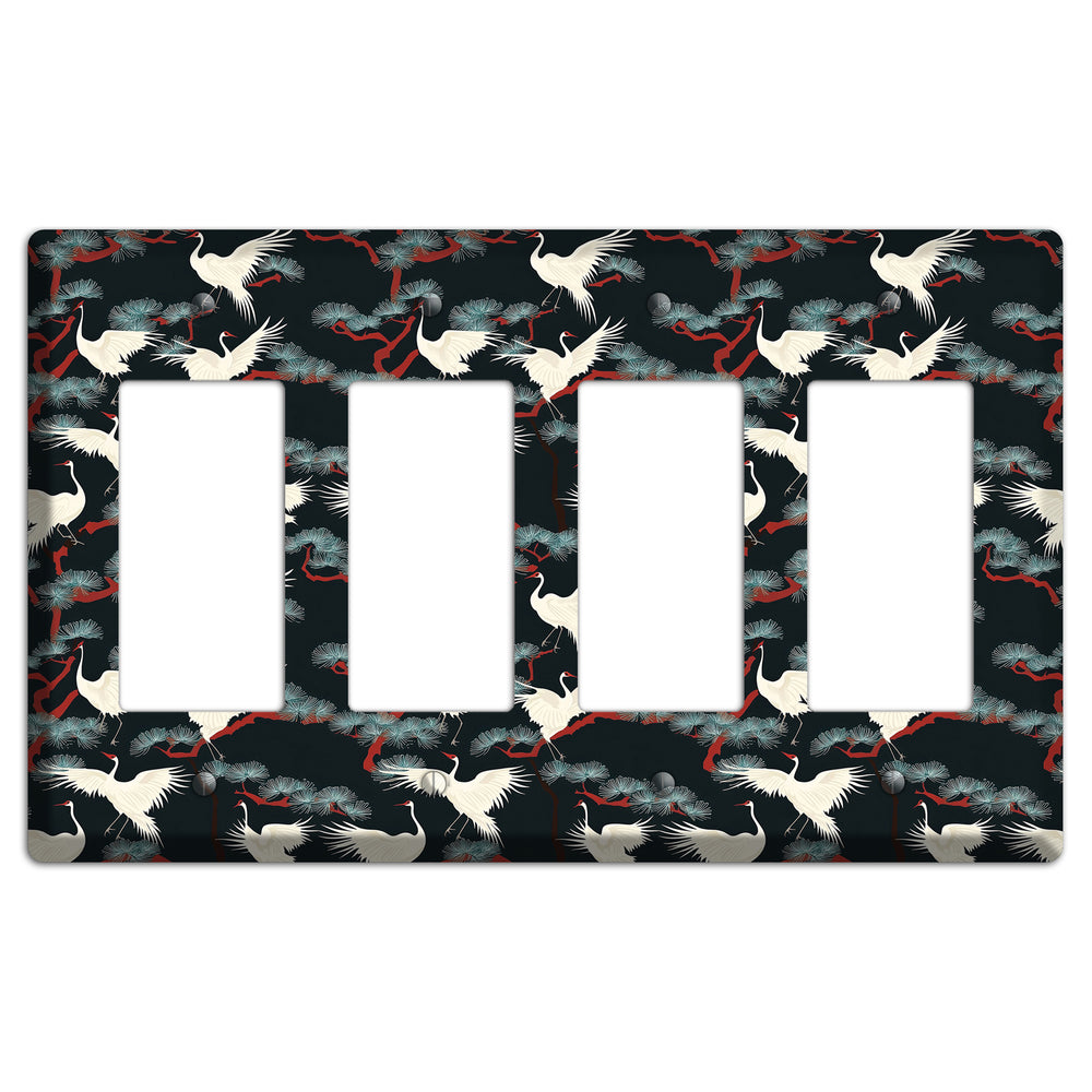 Obsidian Pine Vigil 4 Rocker Wallplate