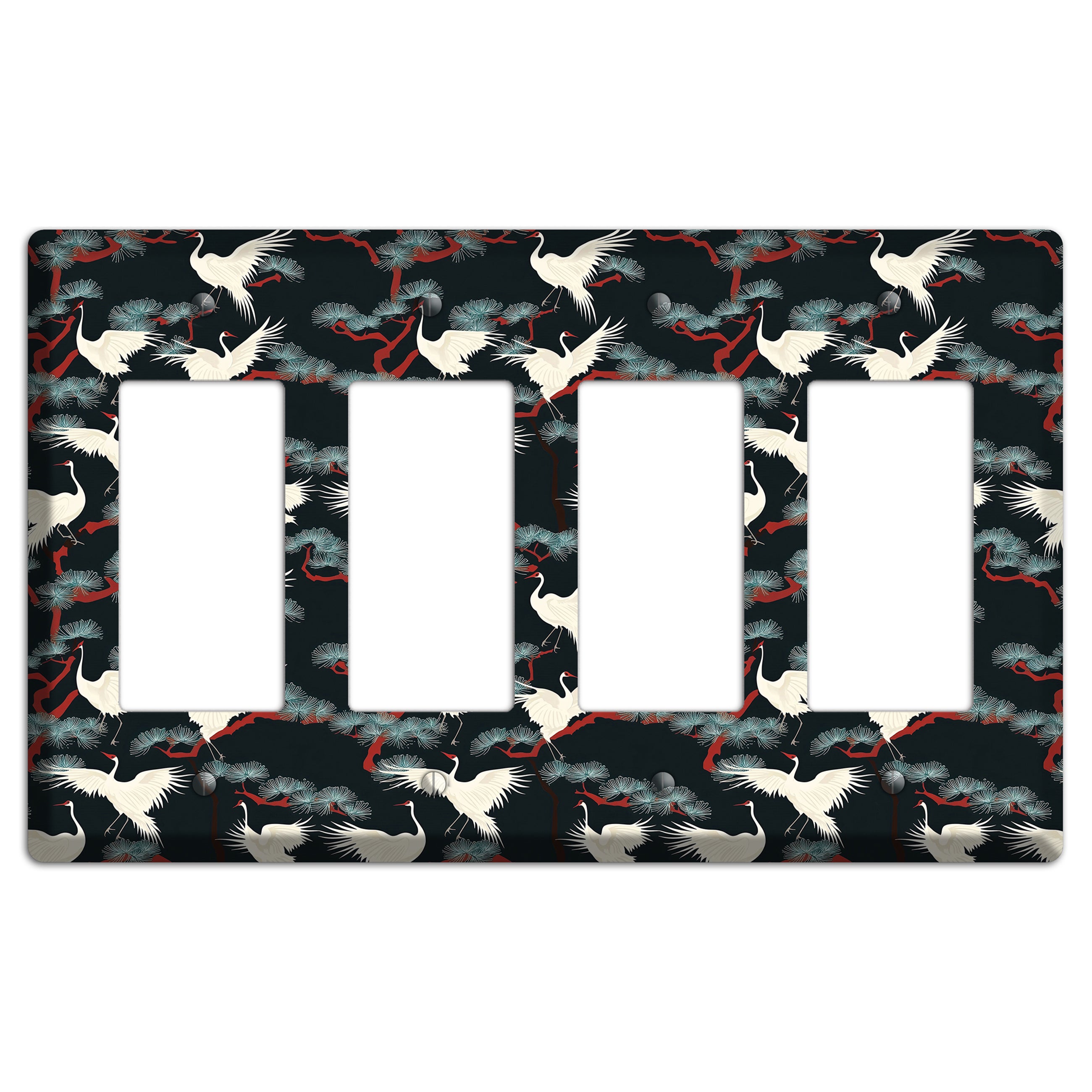 Obsidian Pine Vigil 4 Rocker Wallplate
