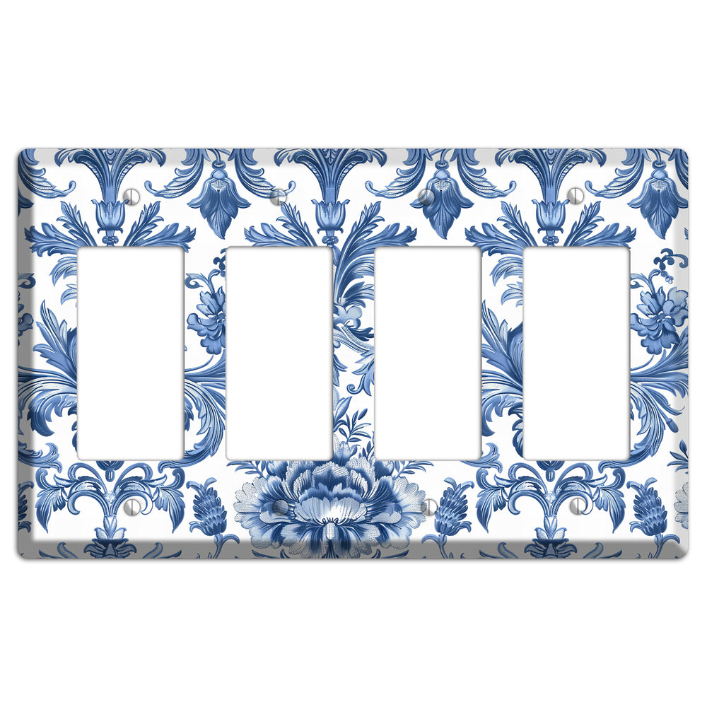 Porcelain Garden Reverie 4 Rocker Wallplate