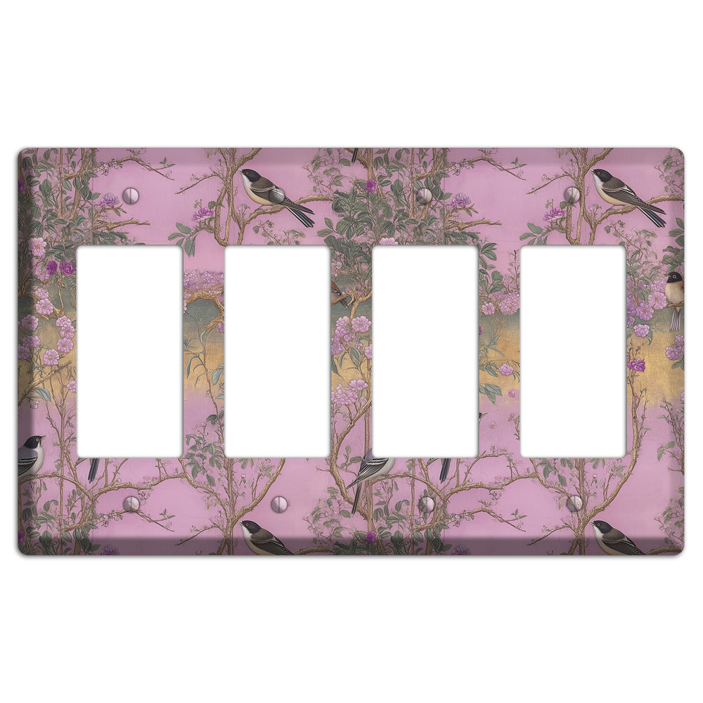 Songbird Twilight Garden 4 Rocker Wallplate