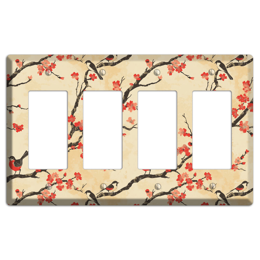 Blossom & Wing 4 Rocker Wallplate