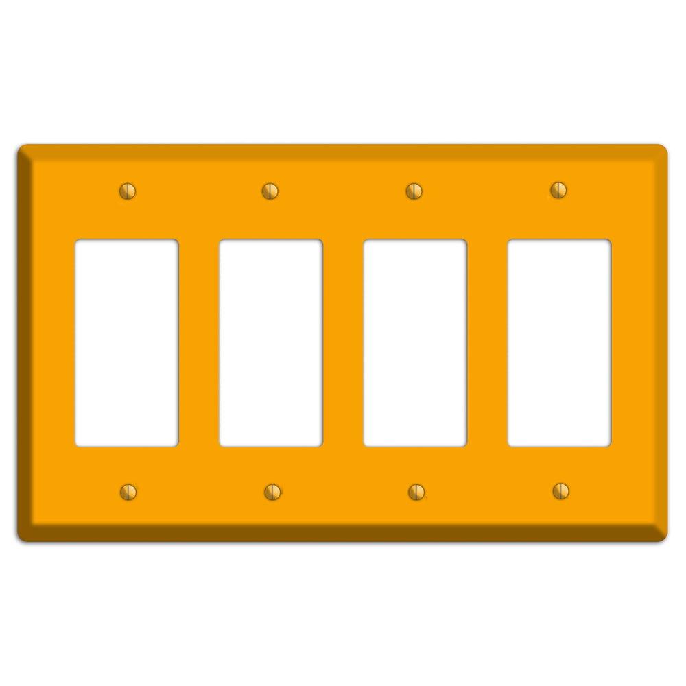 Baxter Mustard 4 Rocker Wallplate