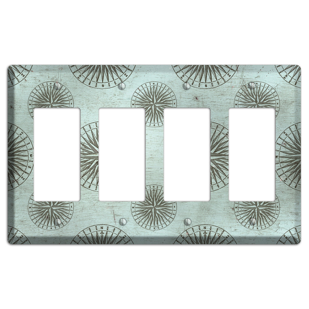 Compass & Current 4 Rocker Wallplate