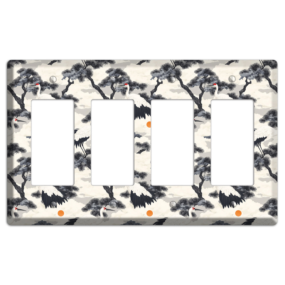 Ink & Ember Pines 4 Rocker Wallplate