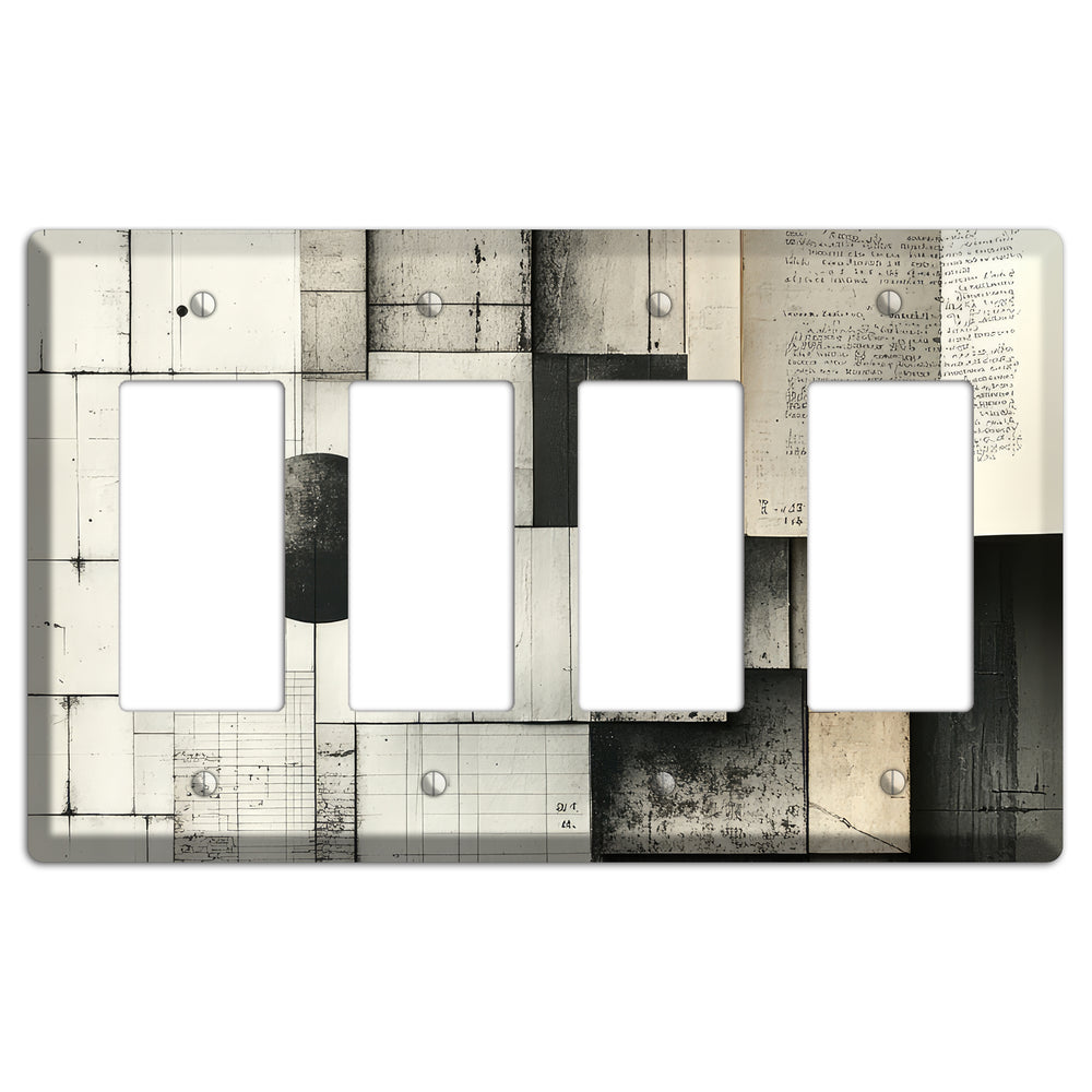 Ledger & Void 4 Rocker Wallplate