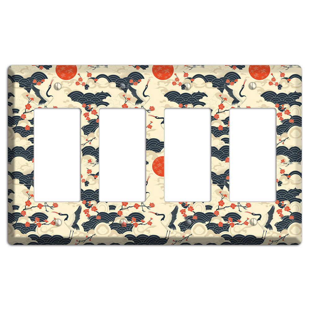 Crimson Sun Ascent 4 Rocker Wallplate