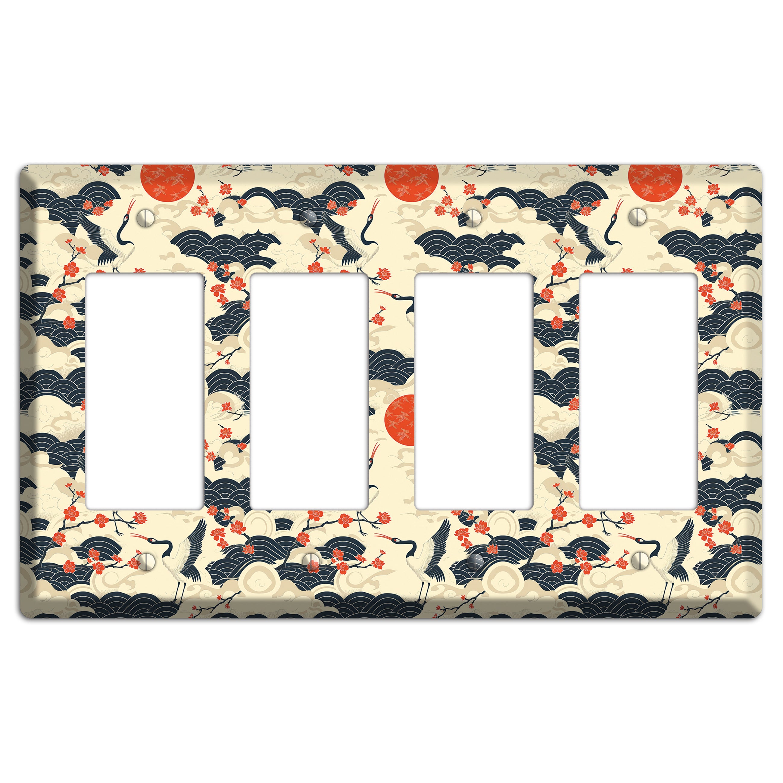 Crimson Sun Ascent 4 Rocker Wallplate