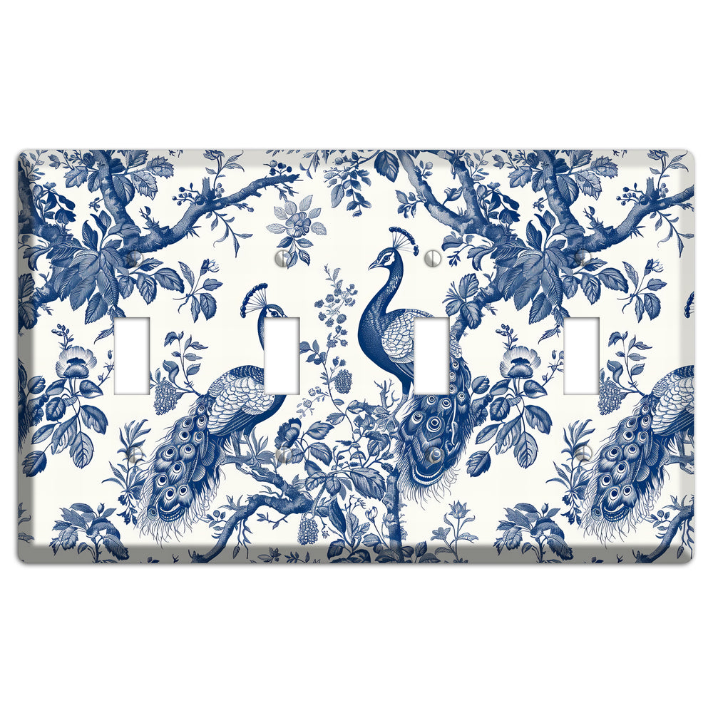 Peacock & Branch 4 Toggle Wallplate