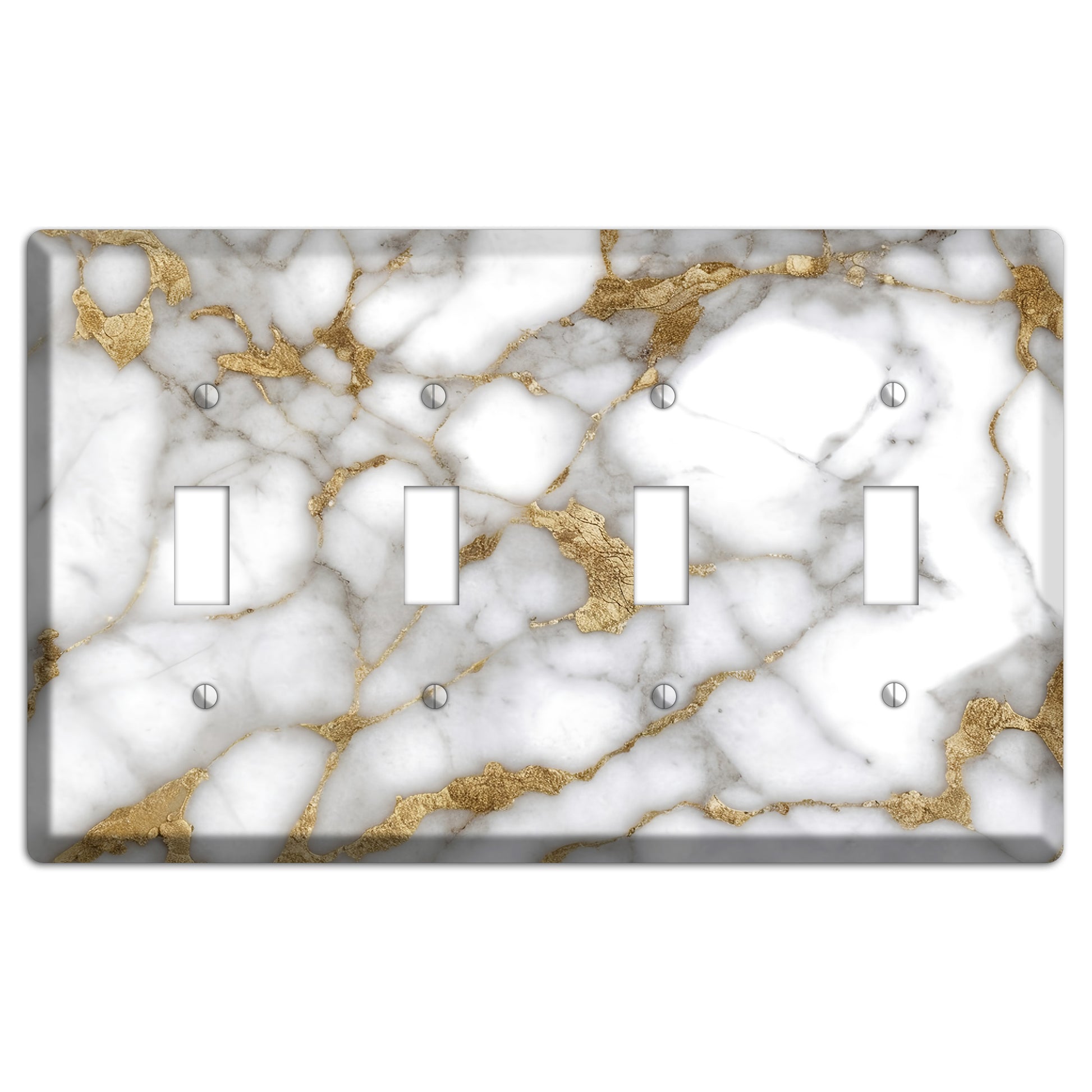 Twine Marble 4 Toggle Wallplate