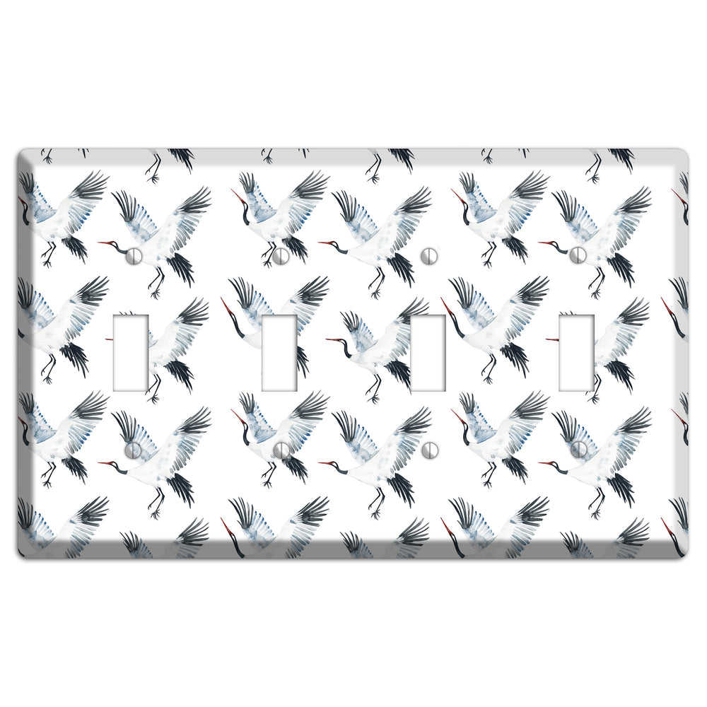 Silver Wing Ascent 4 Toggle Wallplate