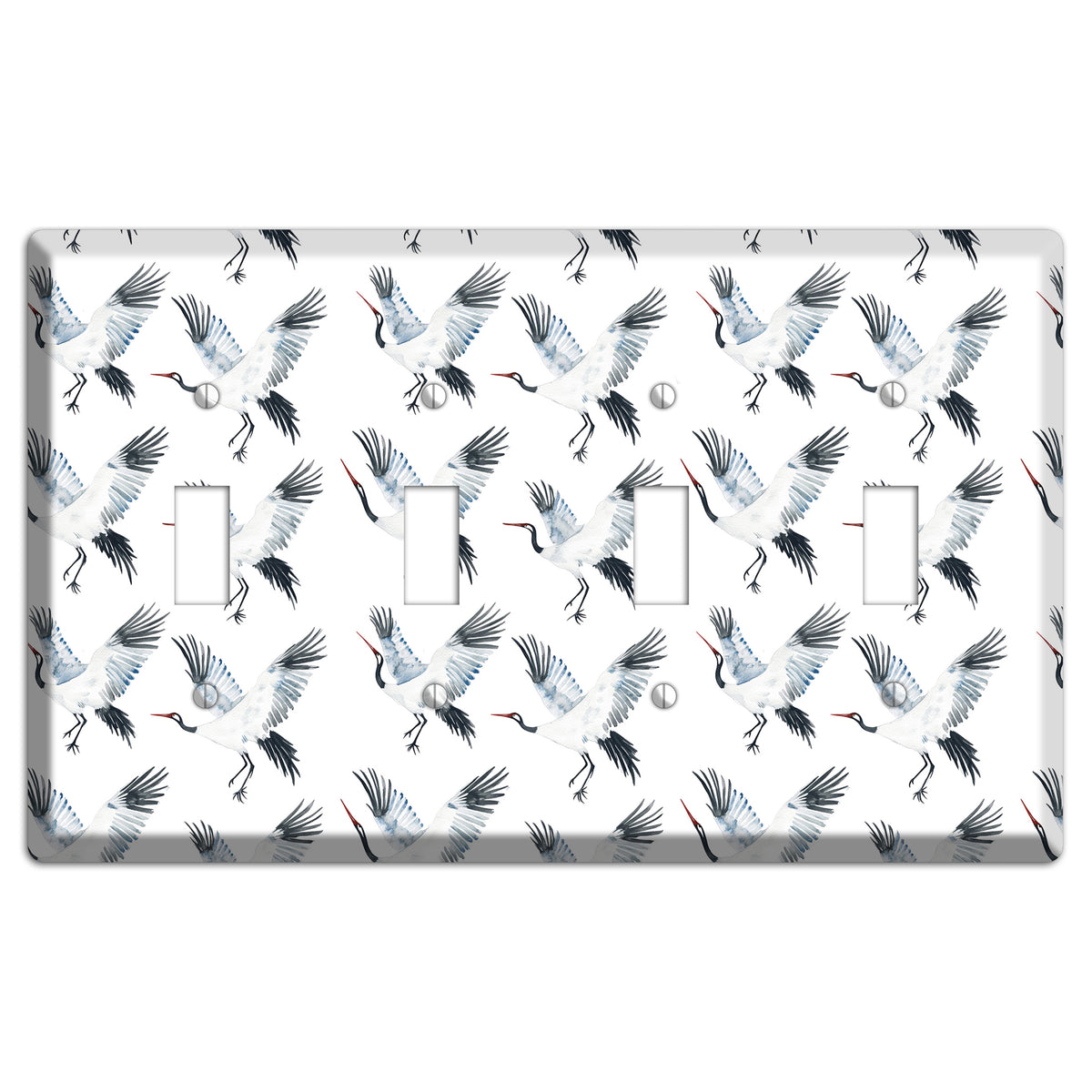 Silver Wing Ascent 4 Toggle Wallplate