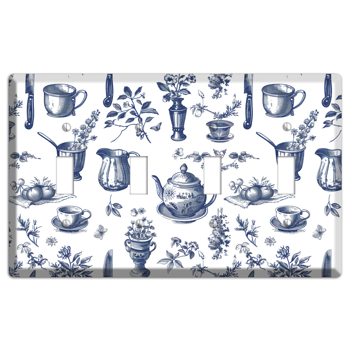 Pantry & Petal 4 Toggle Wallplate
