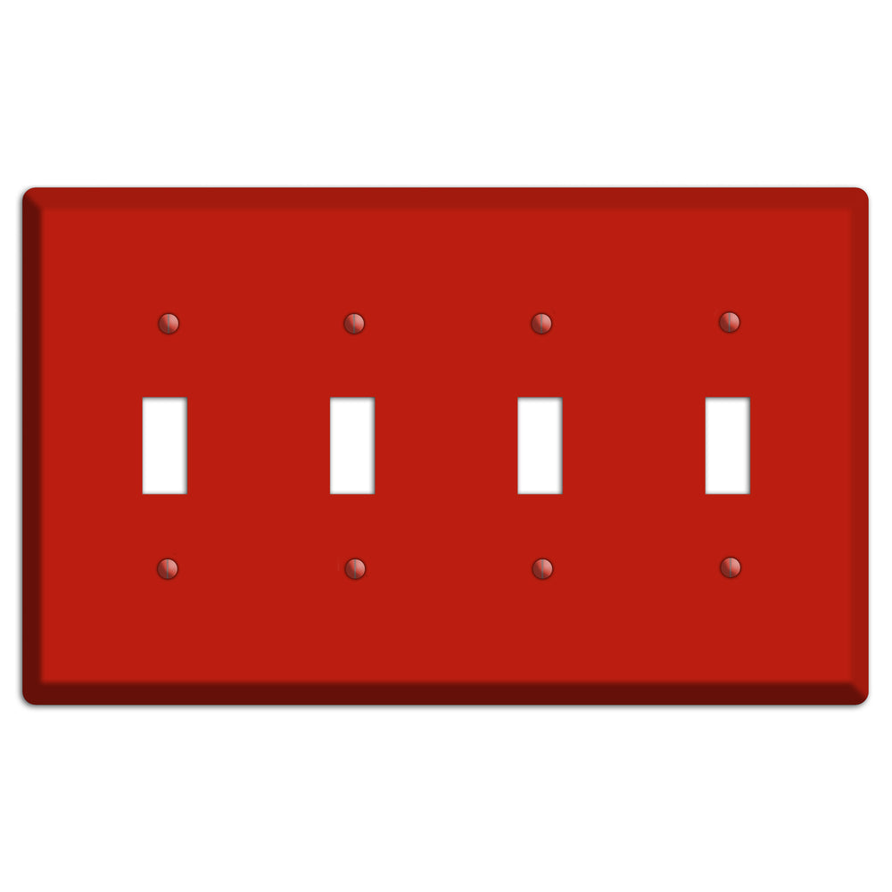 Baxter Simply Red 4 Toggle Wallplate