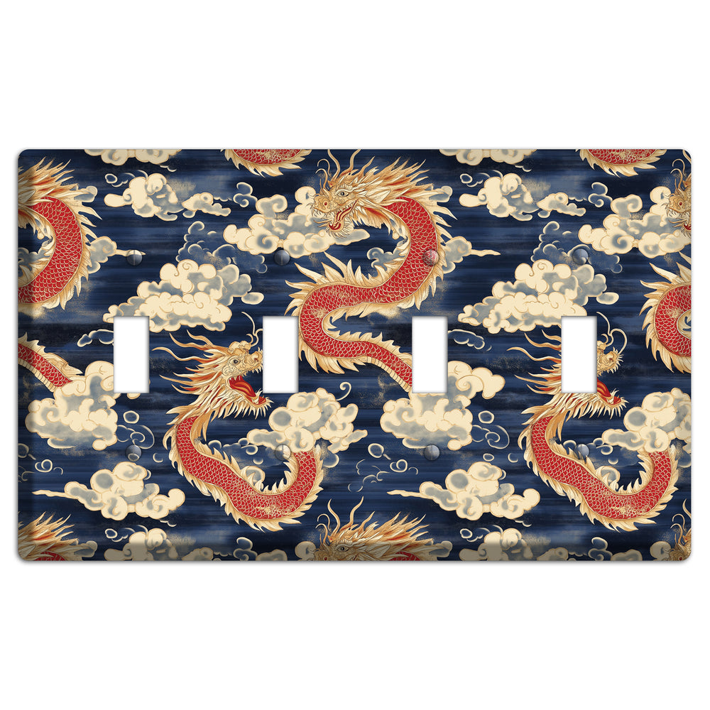 Sovereign Sky Dragons 4 Toggle Wallplate