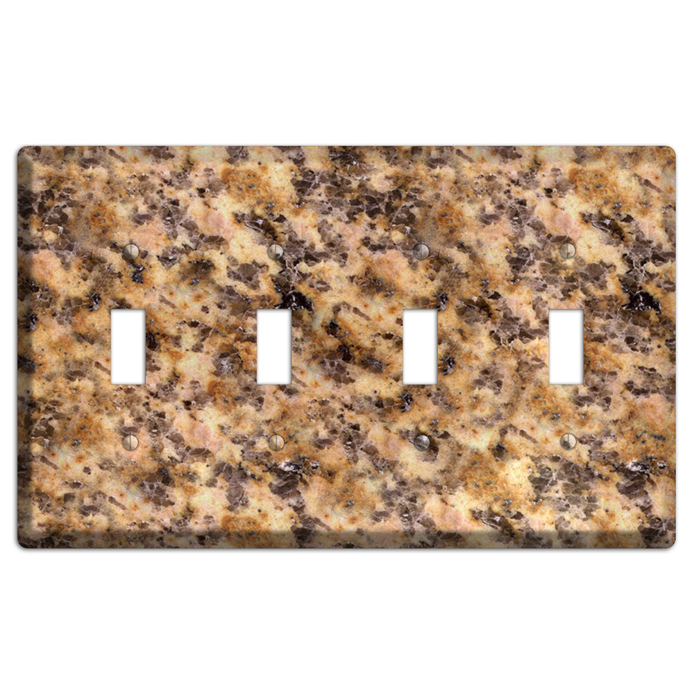 Lapidus Granite 4 Toggle Wallplate