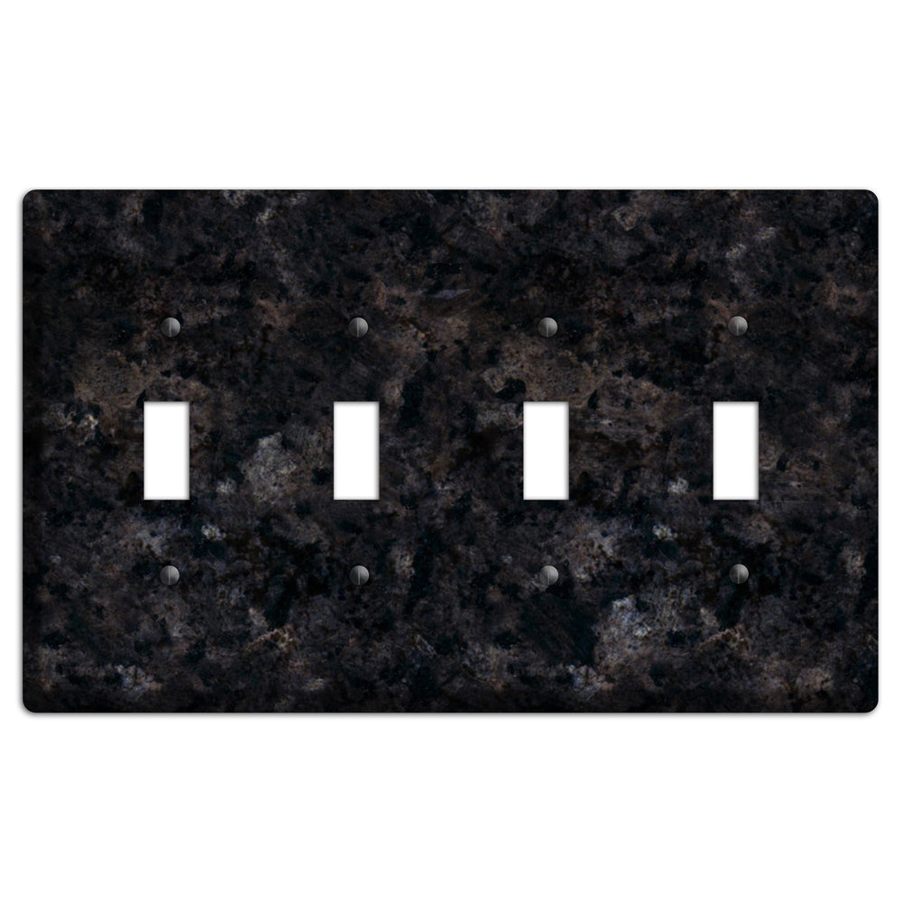 Ubatuba Granite 4 Toggle Wallplate