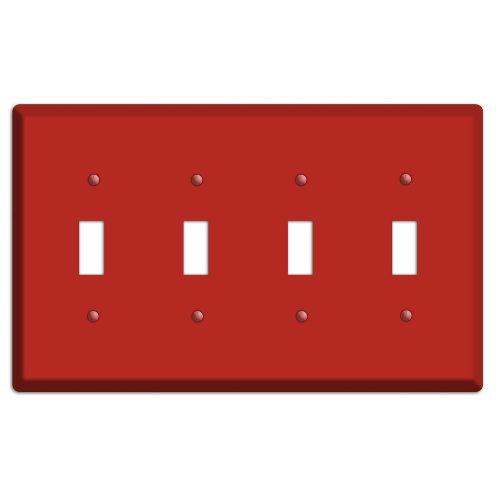 Baxter Paprika 4 Toggle Wallplate