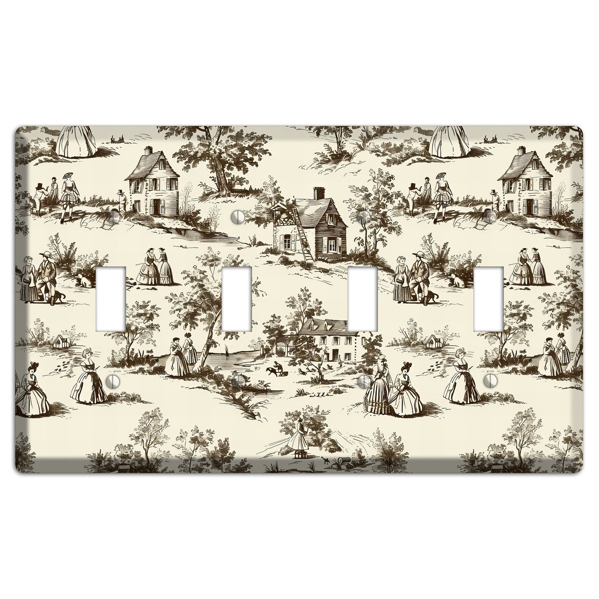 Country Promenade 4 Toggle Wallplate