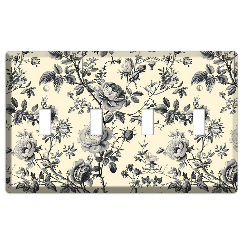 Thorned Reverie 4 Toggle Wallplate