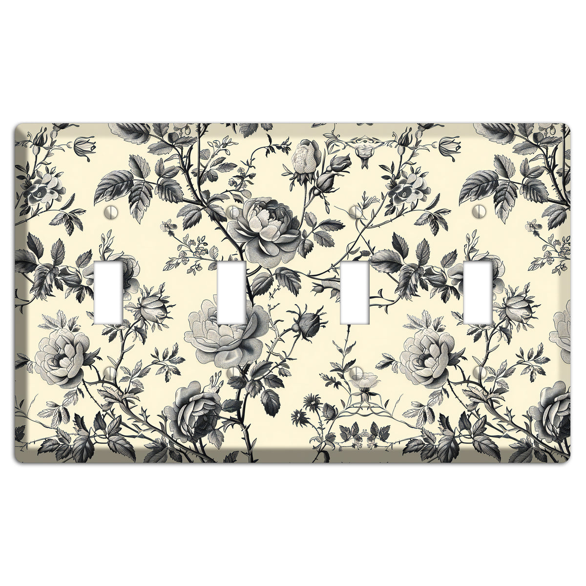 Thorned Reverie 4 Toggle Wallplate