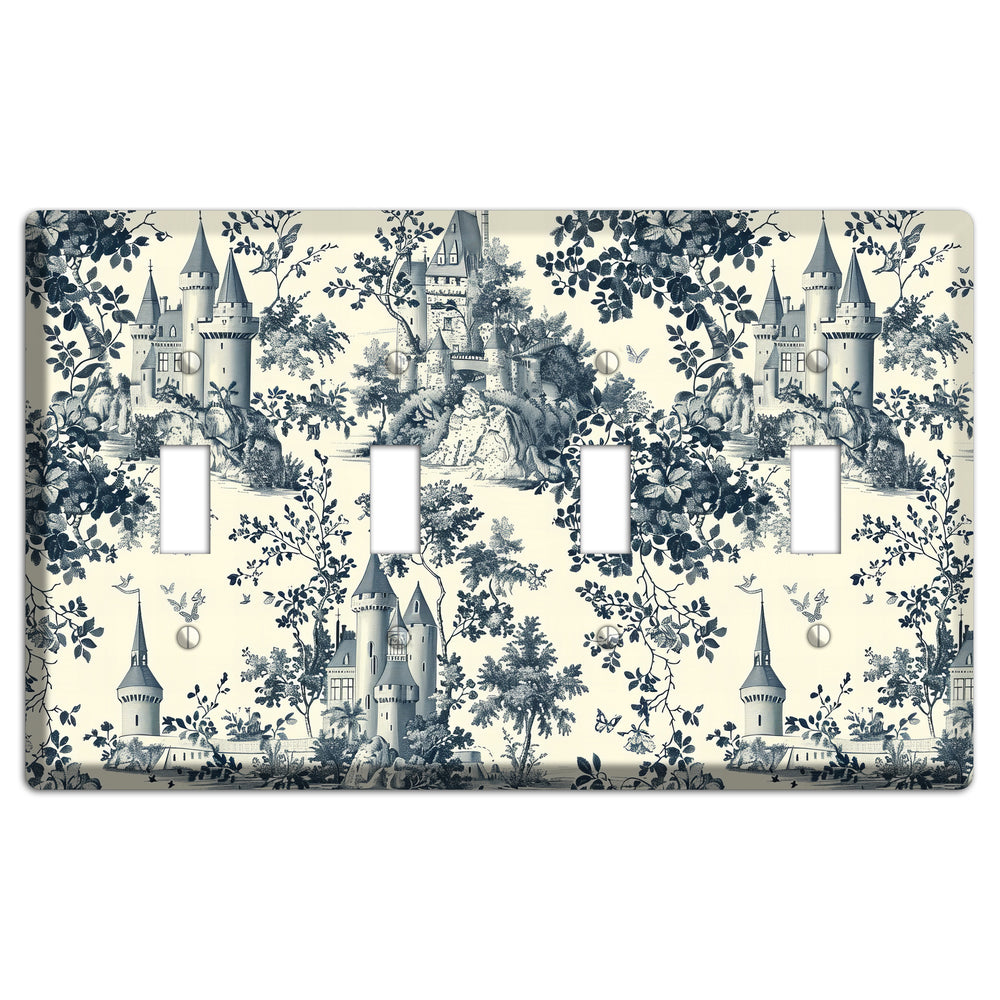 Castle & Crown 4 Toggle Wallplate