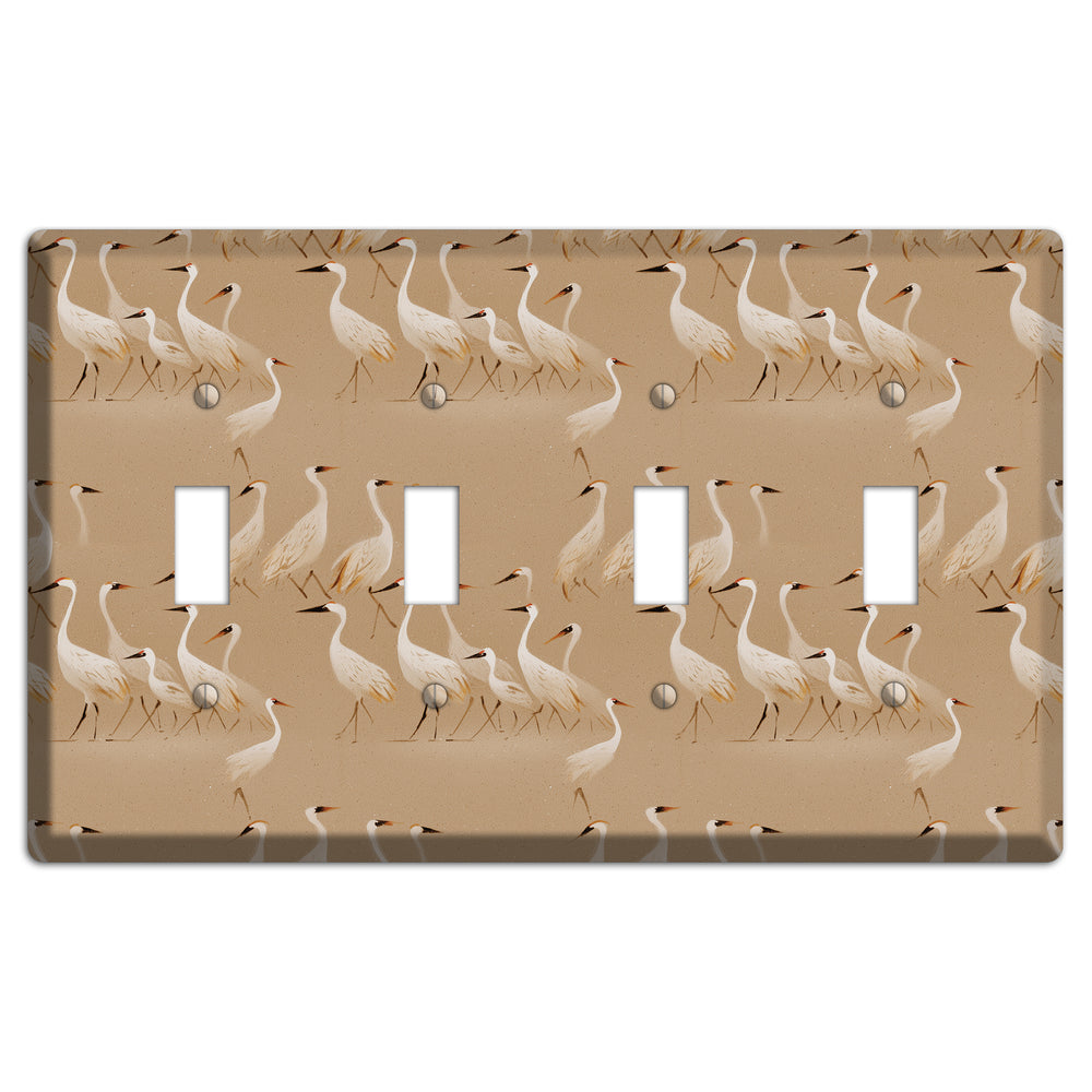 Sandy Shore Gathering 4 Toggle Wallplate