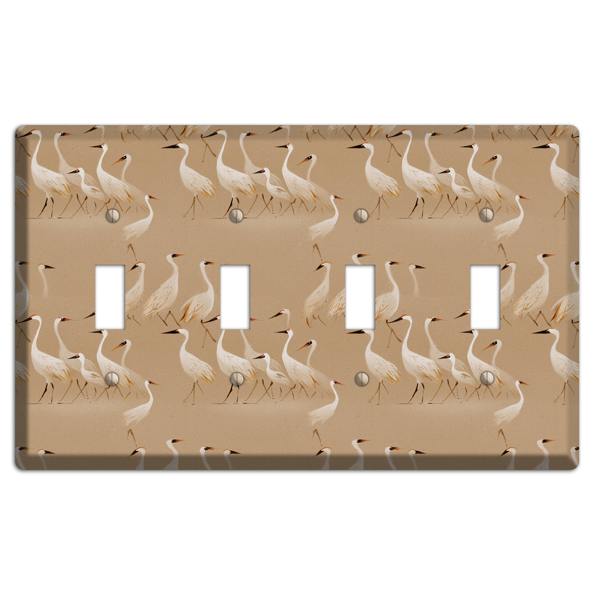 Sandy Shore Gathering 4 Toggle Wallplate