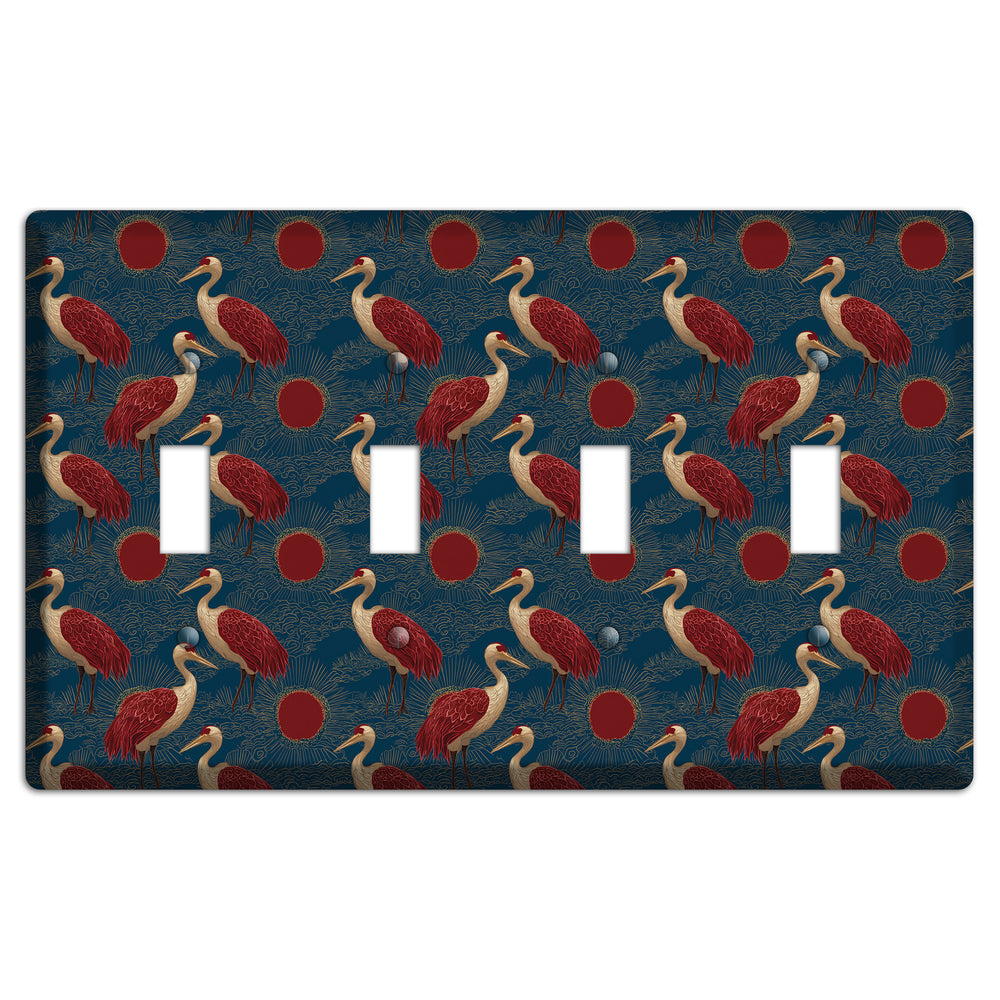 Indigo Sun Vigil 4 Toggle Wallplate