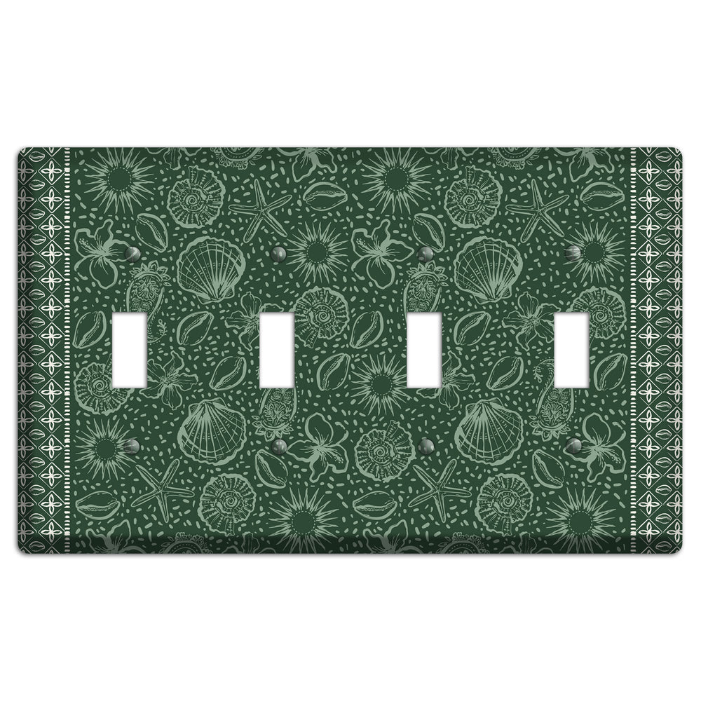 Emerald Tide Reliquary 4 Toggle Wallplate