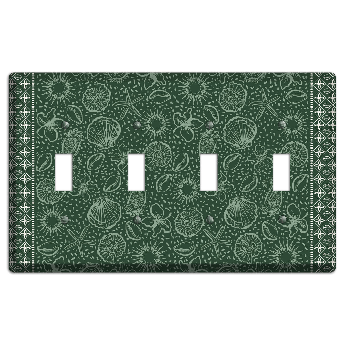 Emerald Tide Reliquary 4 Toggle Wallplate
