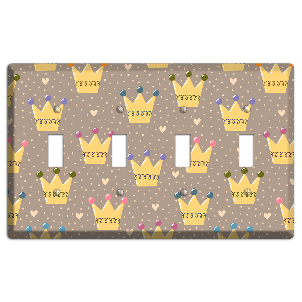 Royal Sprinkles 4 Toggle Wallplate