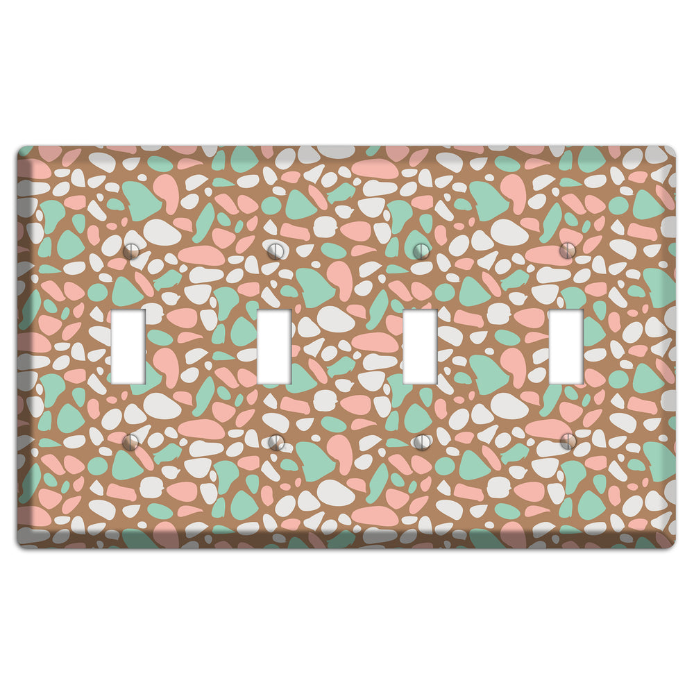 Ginger Mint Chip 4 Toggle Wallplate