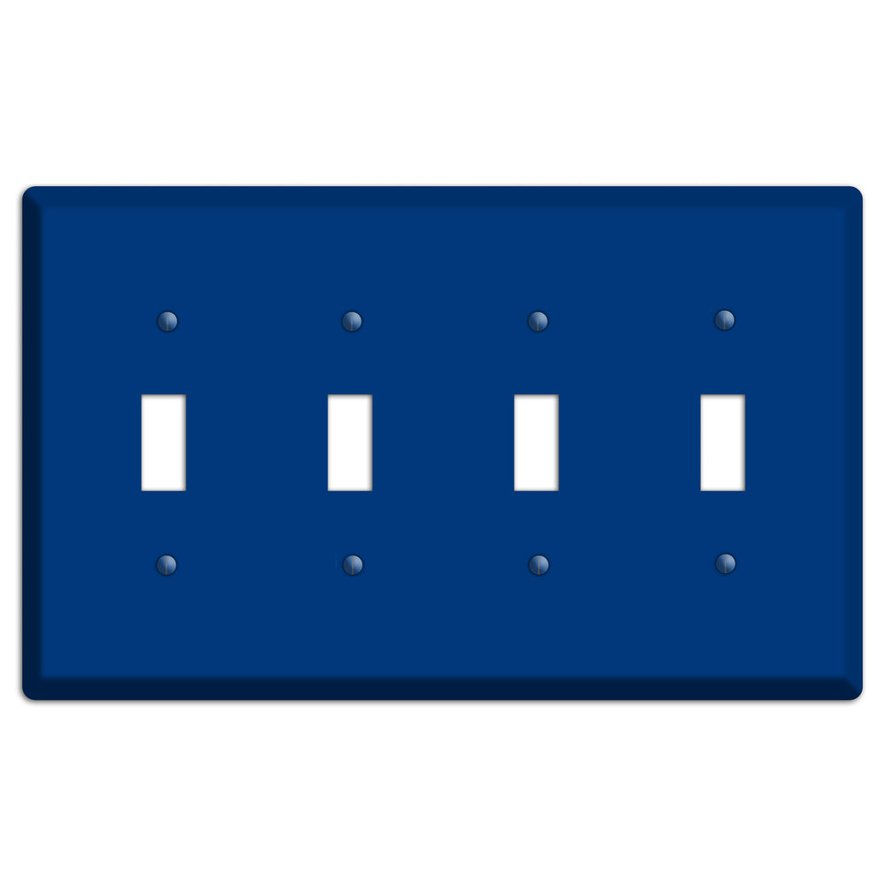 Baxter Simply Blue 4 Toggle Wallplate