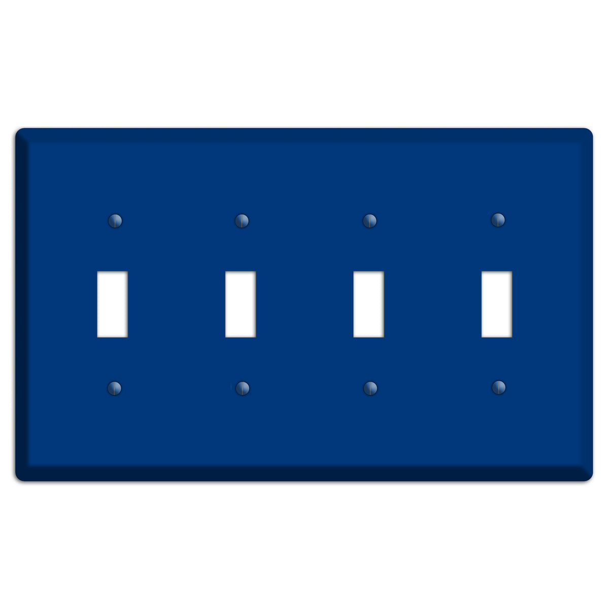 Baxter Simply Blue 4 Toggle Wallplate