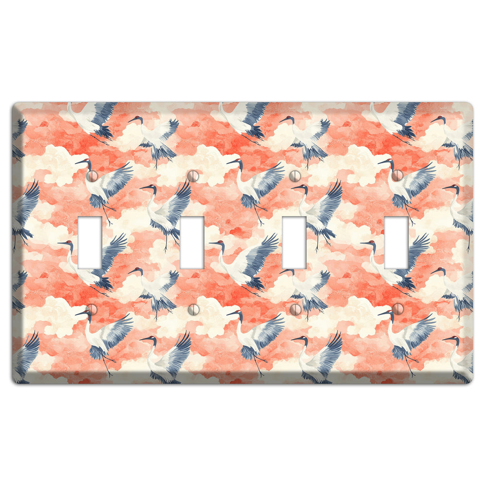 Coral Sky Migration 4 Toggle Wallplate
