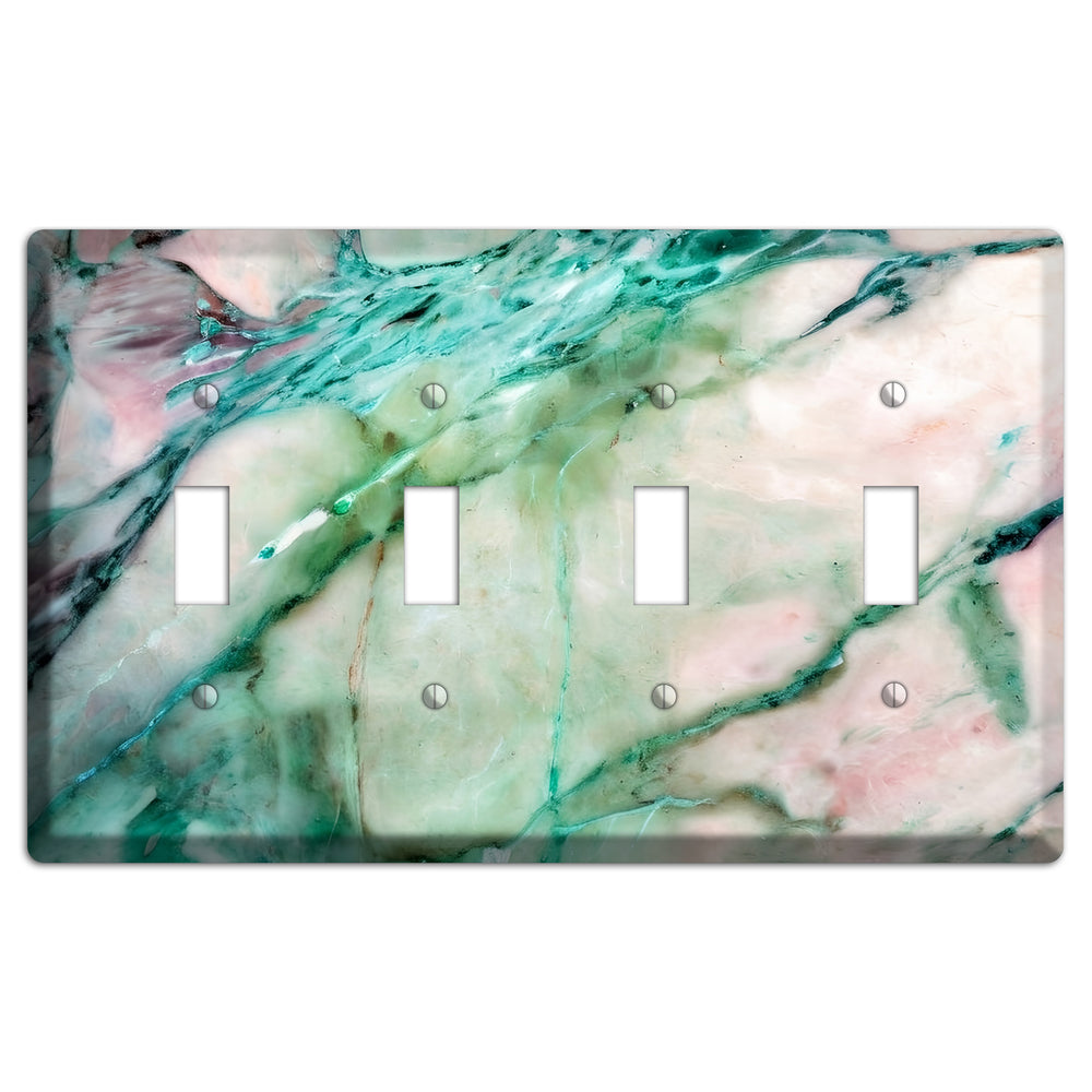 Monte Carlo Marble 4 Toggle Wallplate