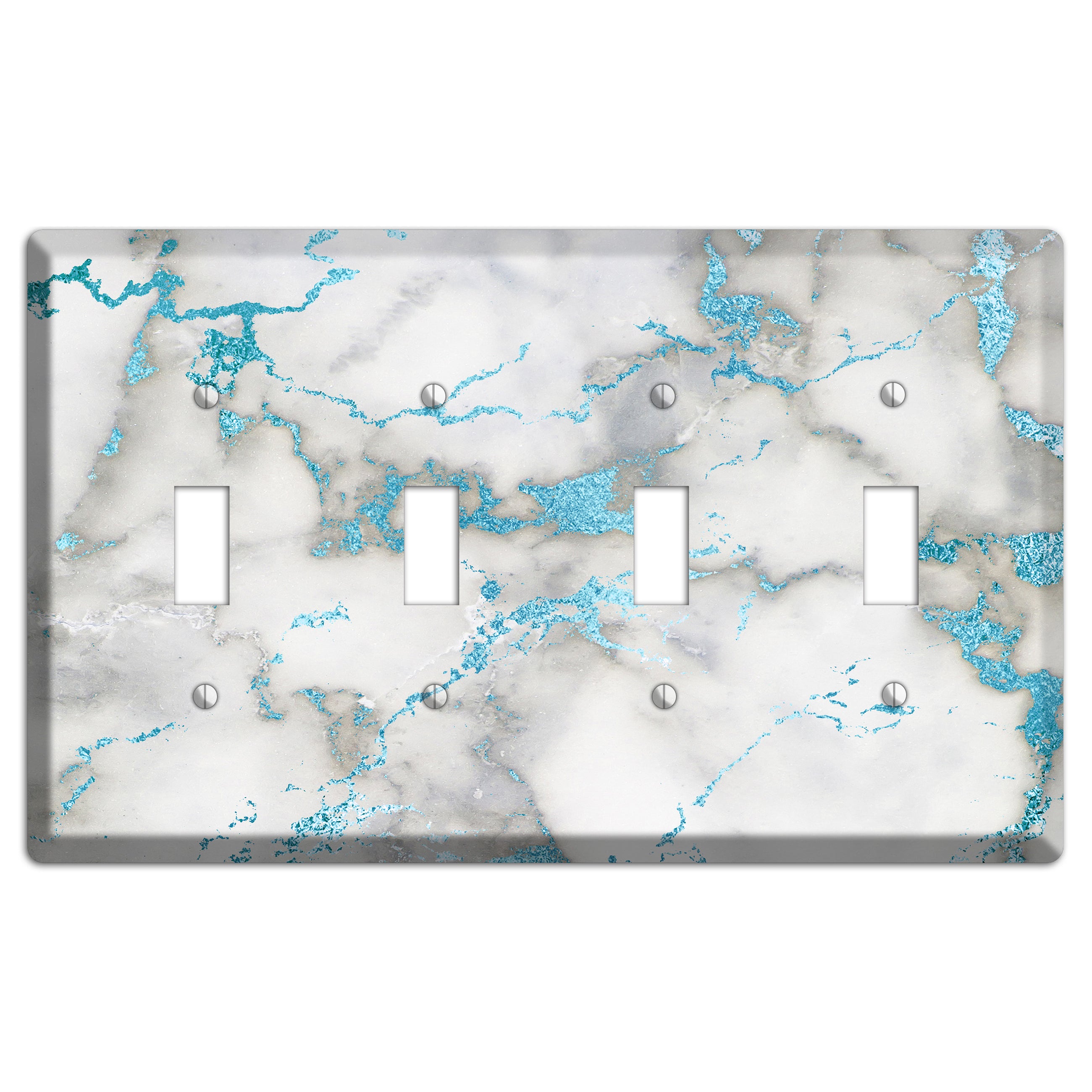 Gumbo Marble 4 Toggle Wallplate