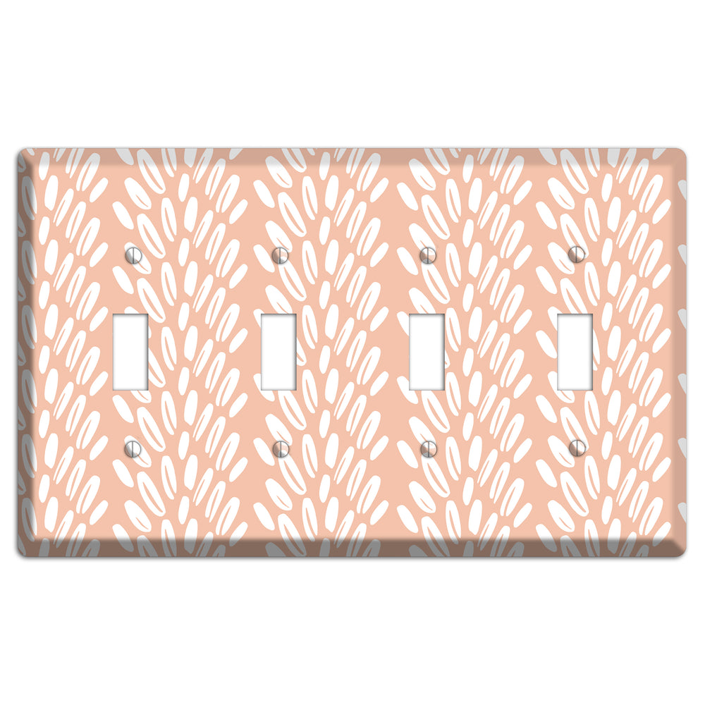 Harvest Plume Rise 4 Toggle Wallplate
