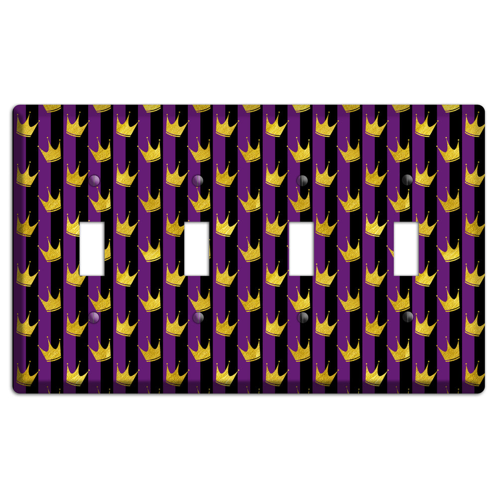 Royal Parade 4 Toggle Wallplate