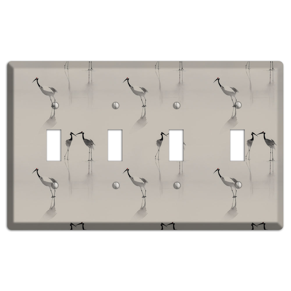 Mist & Mirror Vigil 4 Toggle Wallplate