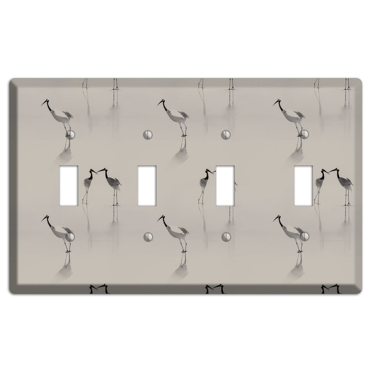 Mist & Mirror Vigil 4 Toggle Wallplate